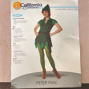 California Costumes Peter Pan ladies Costume - Green